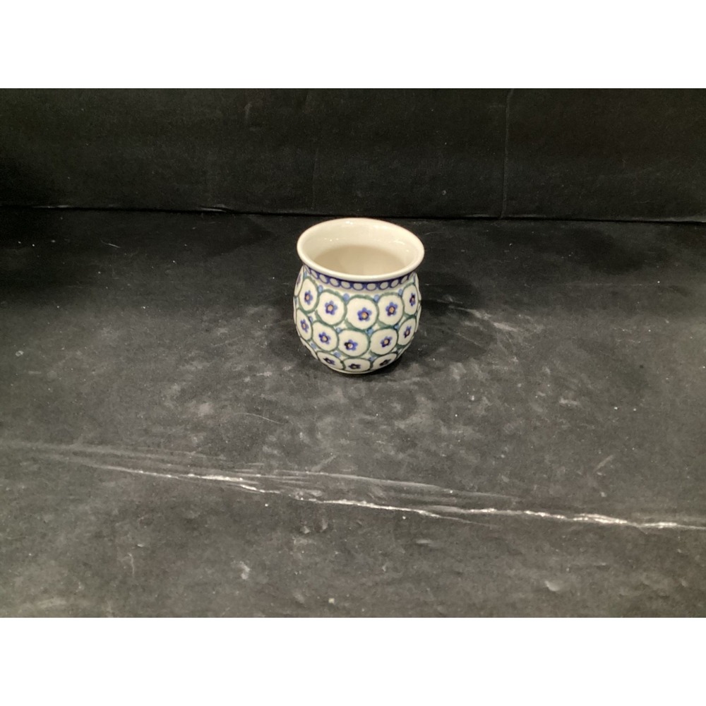 Boleslawiec Polish Pottery Votive Holder Small Vase